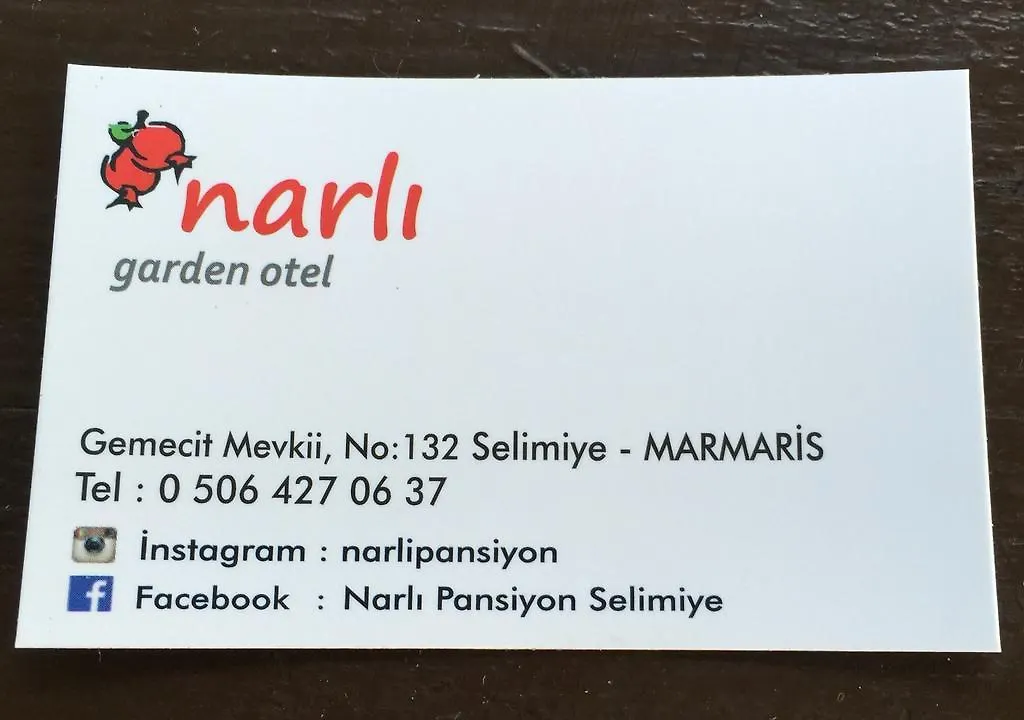 Narlı Pansiyon Marmaris Oda ve Kahvaltı